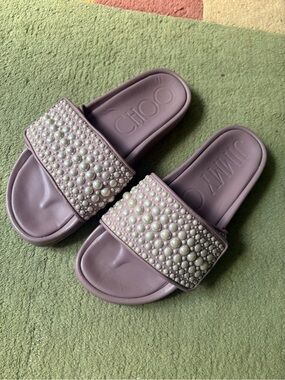 Jimmy Choo Pool Slide Sandals